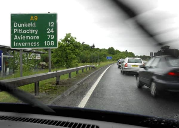 A section of the A9 near Perth. Work to dual the highway has begun. Picture: Jane Barlow/TSPL