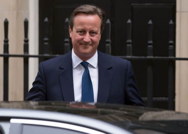 David Cameron used the first anniversary of the referendum to confirm amendments to the Scotland Bill. Picture: PA