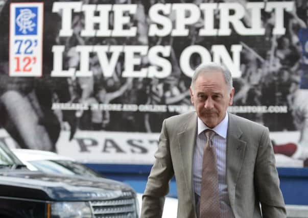 A file picture of former Rangers chief executive Charles Green at Ibrox in June 2012. Picture: Hemedia