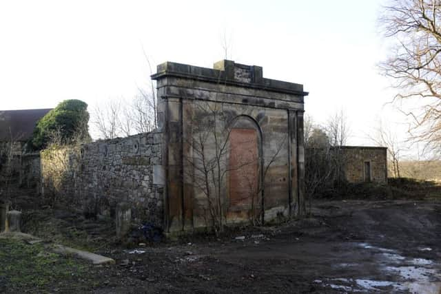 The stable block at Redhall House in Edinburgh