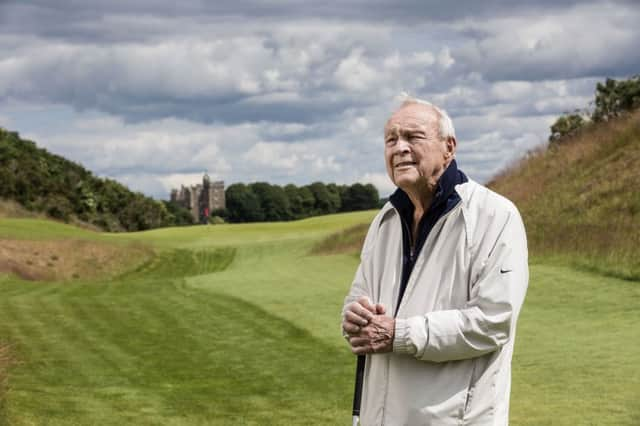 Palmer at Castle Stuart, where the new tribute course will create 50 jobs. Seven of the holes will have a view of the castle