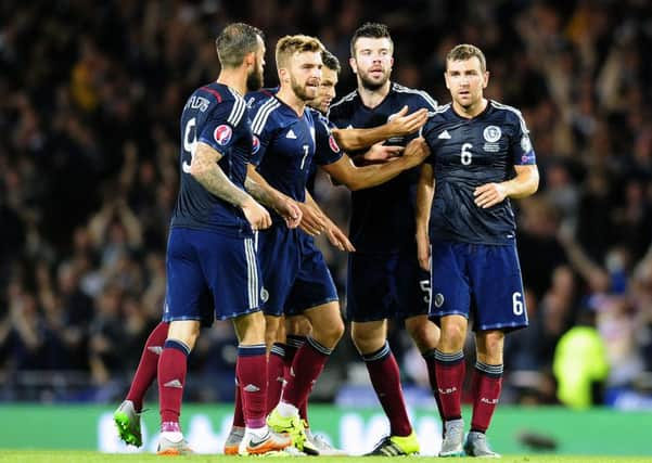 Scotland face Poland at Hampden on October 8. Picture: Michael Gillen