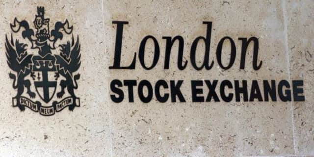 The London Stock Exchange sign