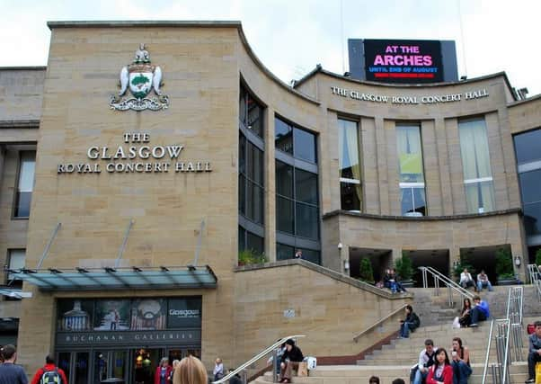 Glasgow Royal Concert Hall. Picture: Contributed