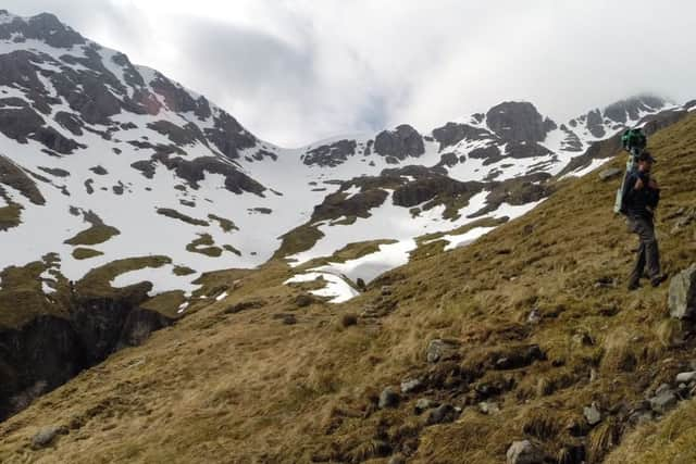 Simon Goodall captured breathtaking 360 degree views on his trek