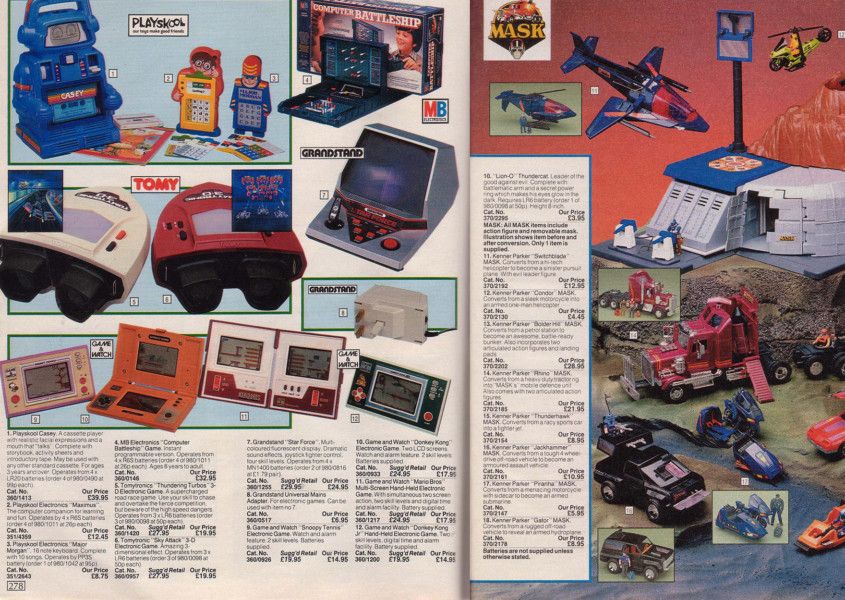 Retro Argos catalogues from the 1980s