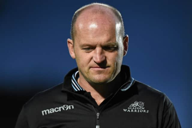 Glasgow Warriors head coach Gregor Townsend. Picture: Stephen McCarthy / SPORTSFILE