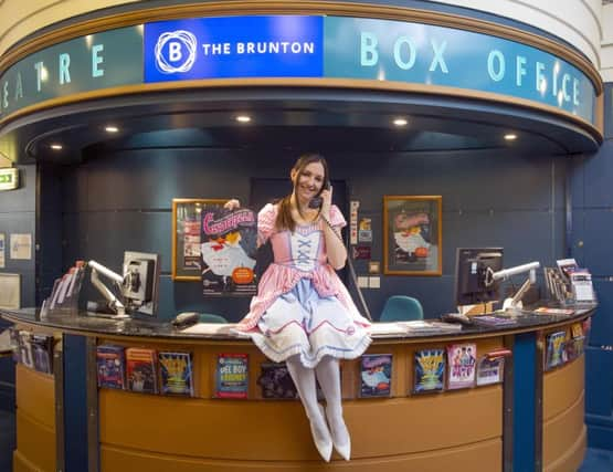 The spirit of panto is alive in Brunton Theatres version of Cinderella, starring Kirsty Halliday. Picture: Ian Rutherford