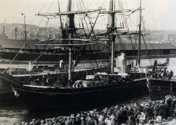 Whaling ship in Dundee.