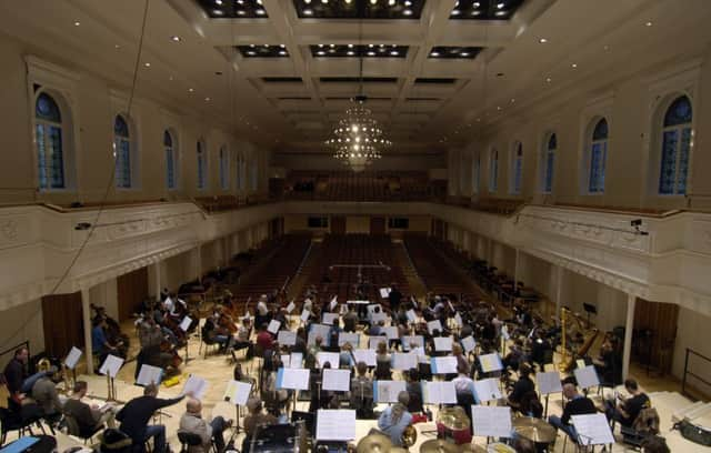 At the City Halls, Glasgow. Picture: Donald MacLeod