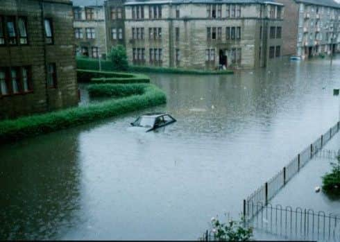 Meadowpark Street and Roebank Street, Dennistoun, Glasgow. Image: J O'Donnell