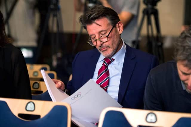 Lord Coe was in the audience in Munich for Dick Pounds speech. Picture: AFP/Getty Images