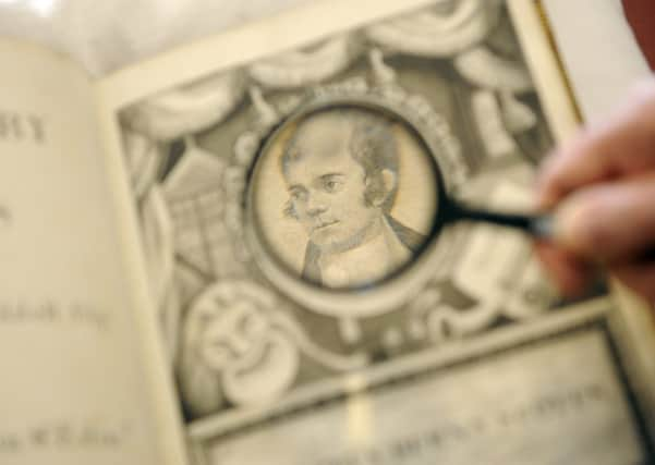 A close-up of the Glenriddell Manuscripts, written by Robert Burns' own hand. Picture: Greg Macvean