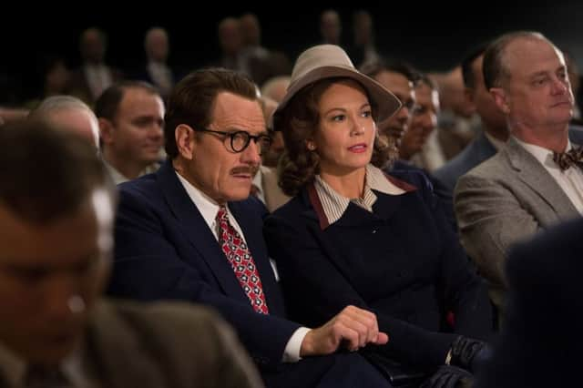 Bryan Cranston as Dalton Trumbo and Diane Lane as Cleo Trumbo