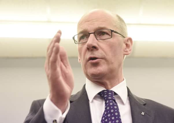 Finance Secretary John Swinney called the figures 'a mixed picture.' Picture: Greg Macvean