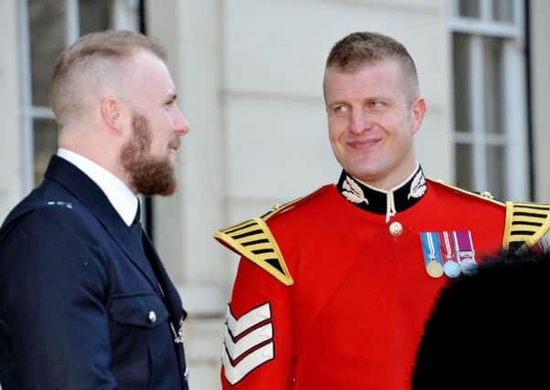 Pc Brendan Dexter-Beek (left) and Lance Sergeant Matthew Lawson. Picture: PA