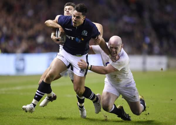 Sean Maitland is out of today's match against Wales. 

 Picture Ian Rutherford