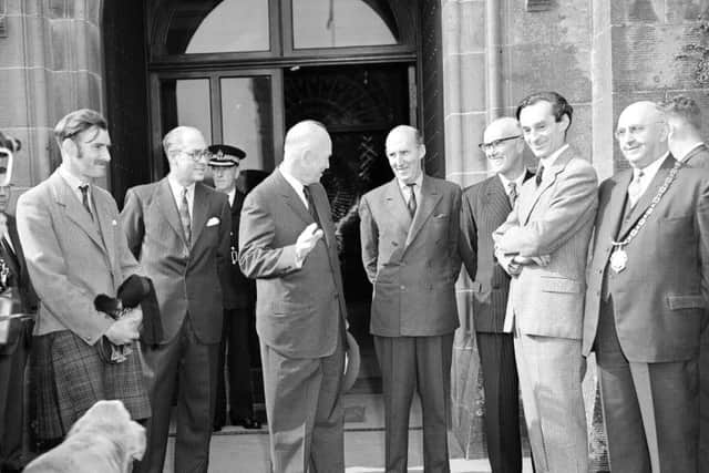 General Eisenhower at Culzean Castle. Picture: TSPL