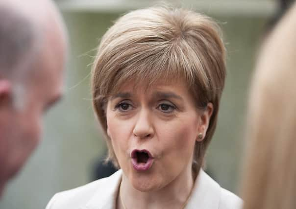 First Minister Nicola Sturgeon. Picture: John Devlin