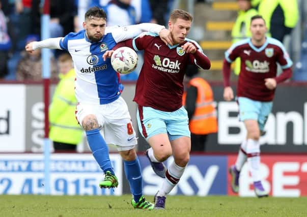 Blackburn Rovers' Tony Watt, left, is in the Scotland squad to play the Czech Republic. Picture: Simon Cooper/PA Wire