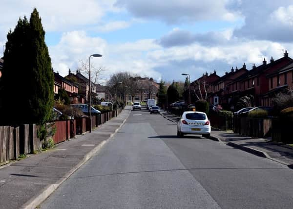 An ambulance was called to a property in East Calder on Sunday morning. Picture: Lisa Ferguson