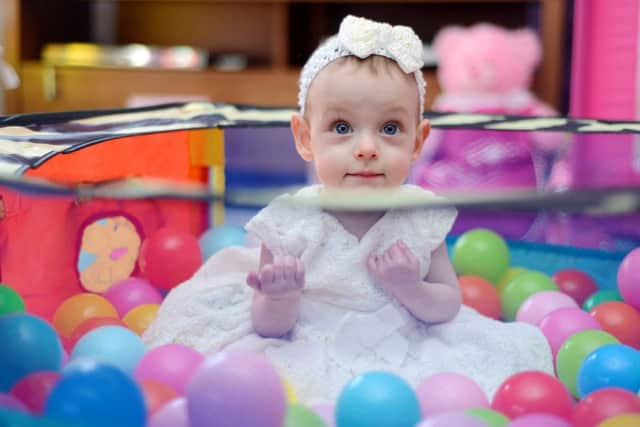 Skyla Robertson at home in Johnstone.