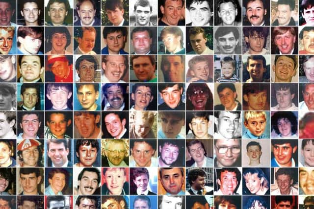 The 96 victims of the Hillsborough disaster