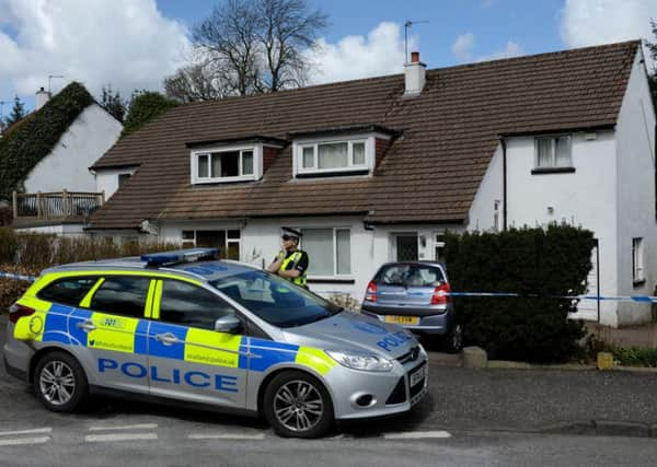 Police on Beech Avenue. Picture: SWNS