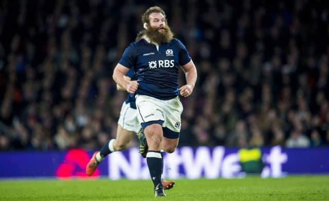 Geoff Cross in action for Scotland against England at Twickenham in 2015. Picture: Bill Murray/SNS/SRU