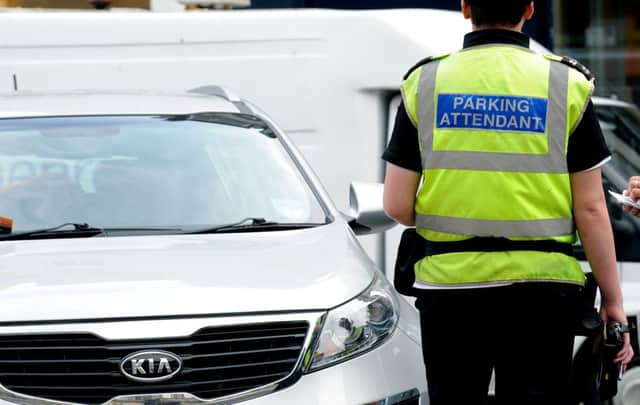 A traffic warden patrols. Picture: Lisa Ferguson/TSPL