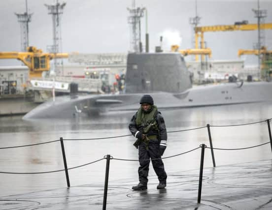 The defence police currently guard the Faslane base on the Clyde. Picture: PA