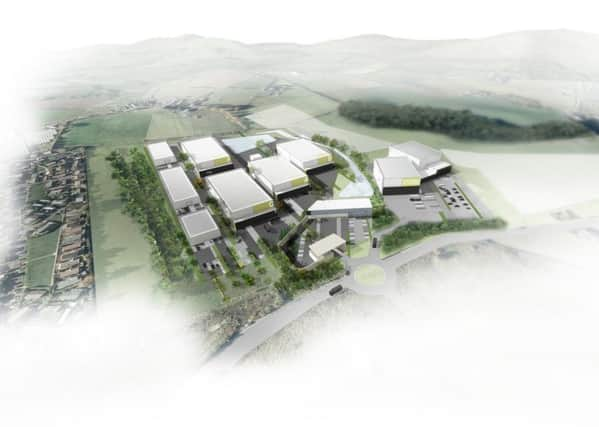 Artists impression of the proposed Pentlands film studio