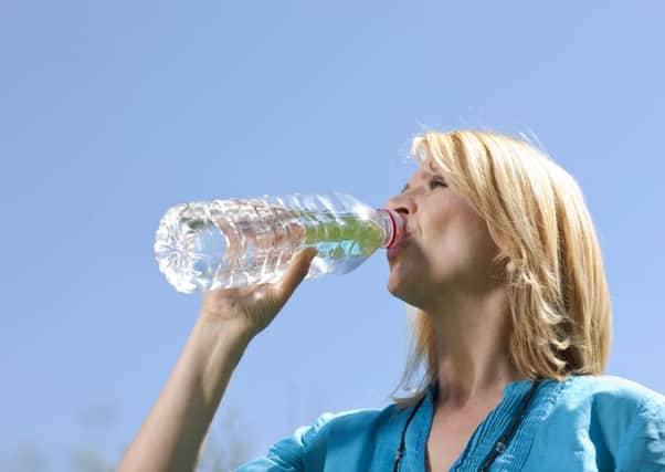 The Wave, made from recycled single-use plastic water bottles aims at highlighting their effect. Picture: Getty Images