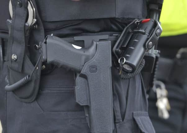 Armed police spotted in Highland cafe having breakfast. Picture: Ian Rutherford