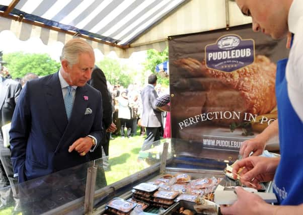 The Duke of Rothesay said family farms were at the heart of the countryside. Picture: Lisa Ferguson