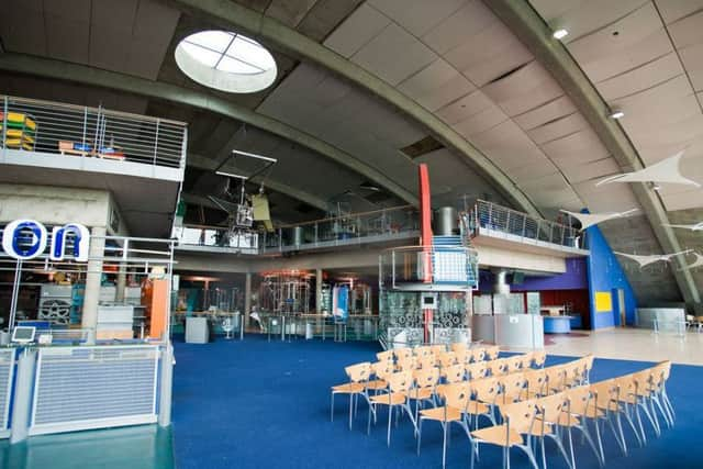 Chairs near the reception area of the Big Ideas Centre. Picture: Ben Cooper