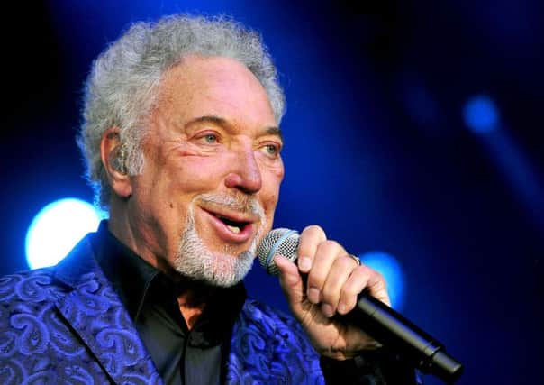 Tom Jones was in good form. Picture: Michael Gillen