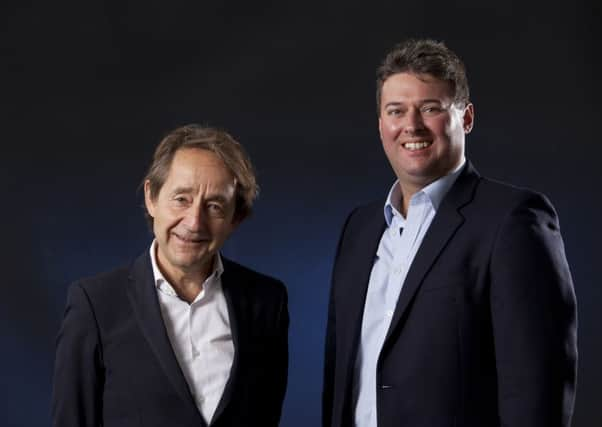 Sir Anthony Seldon (left) & Peter Snowdon, political historians, at the Edinburgh International Book Festival