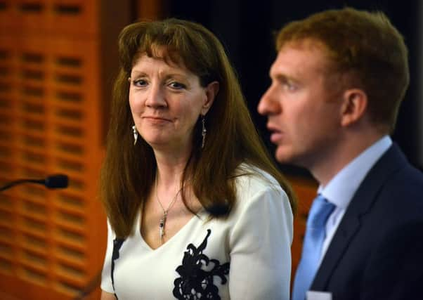 Professor Rose Marie Parr, chief pharmaceutical officer for Scotland and Ed Clifton of Healthcare Improvement Scotland. (Pic by Jon Savage)