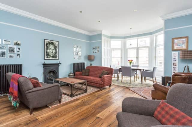 The sitting room at 11/9 Strathearn Road, Edinburgh