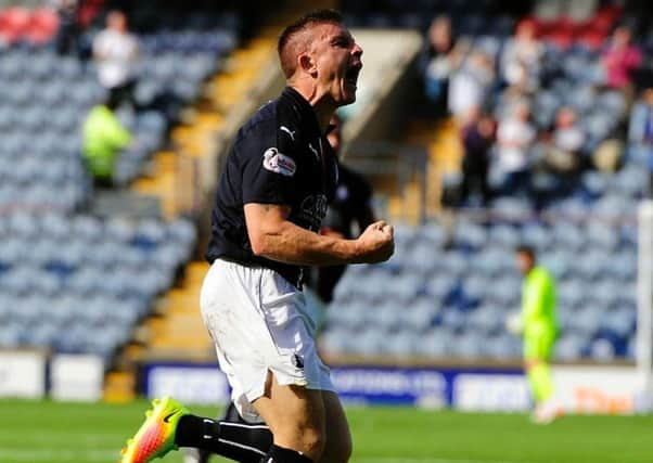 John Baird opened the scoring for Falkirk against Raith. Picture: Johnston Press