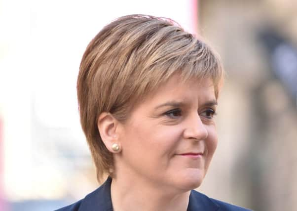 First Minister Nicola Sturgeon.