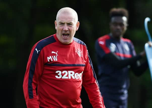 Rangers manager Mark Warburton. Picture: Craig Foy/SNS