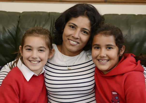 Gloria Macleod with her daughters. Picture: Iain Ferguson/Contributed