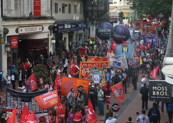 John McInally hit out at union leaders who did not back Corbyn. AFP/Getty Images