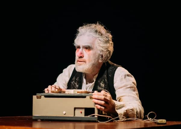 Gerry Mulgrew in Krapp's Last Tape at the Tron