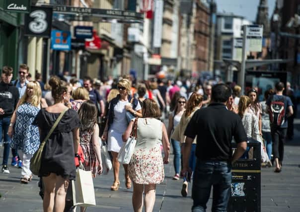 The mild weather dented demand for winter clothing last month. Picture: John Devlin