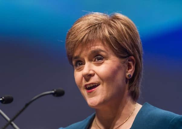 First Minister, Nicola Sturgeon.