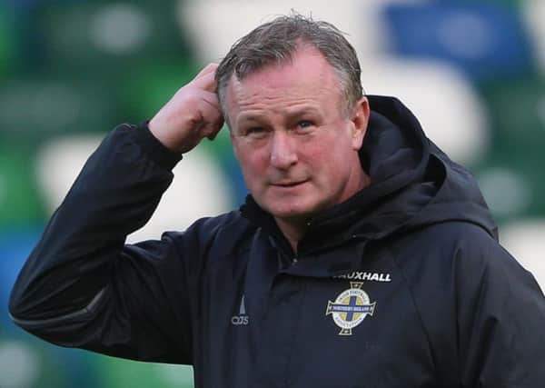 Northern Ireland boss Michael ONeill, who lives in Edinburgh, is among fancied contenders for the Scotland managers job if it becomes available. Picture: Niall Carson/PA Wire