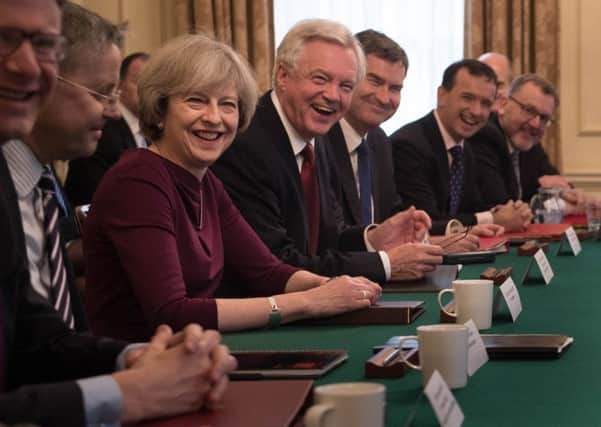 Prime Minister Theresa May  holds a Joint Ministerial Council meeting in Downing Street. Picture PA
